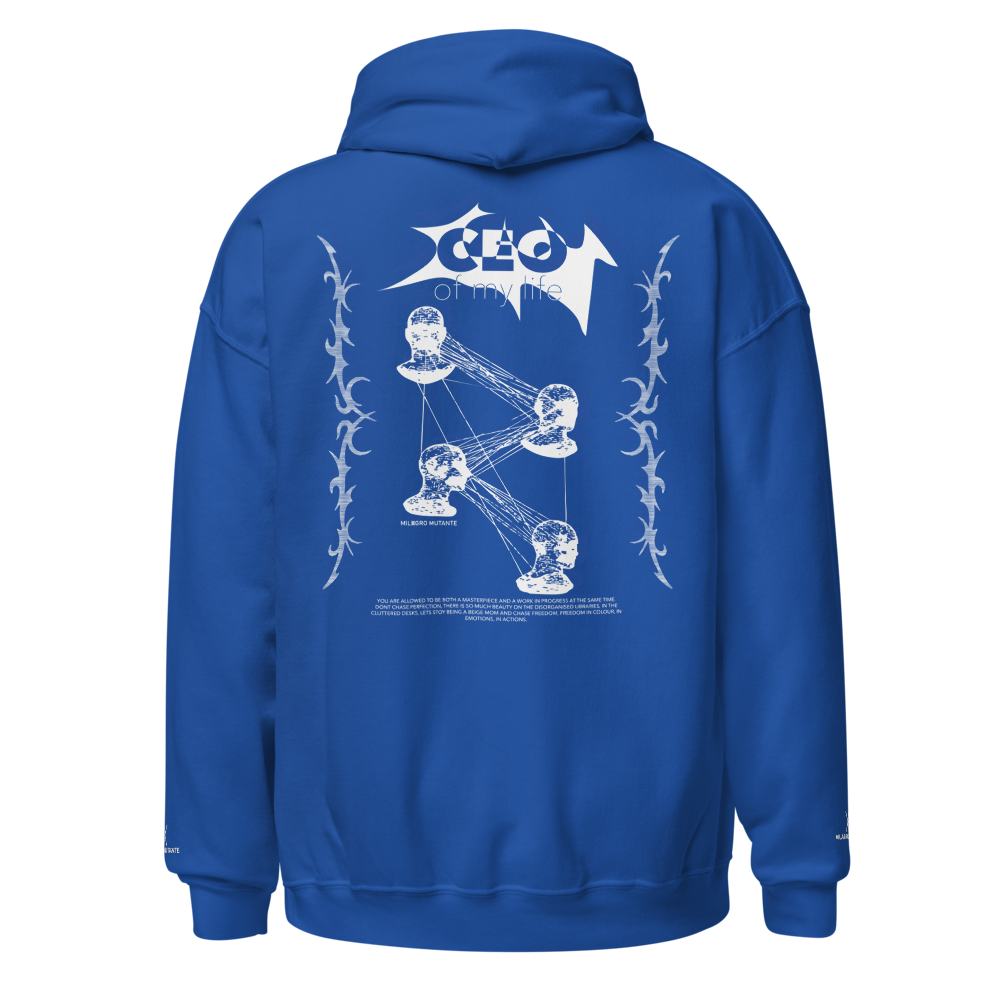 Sudadera Azul eléctrico - CEO of my life
