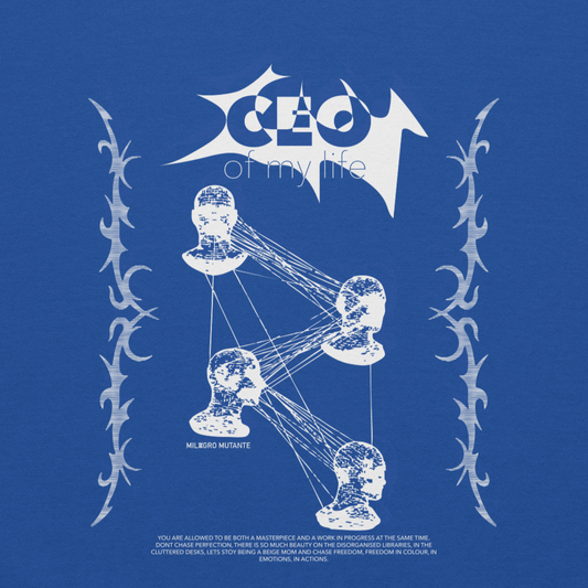 Sudadera Azul eléctrico - CEO of my life